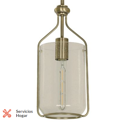Lampara Colgante C/Bronce Antiguo