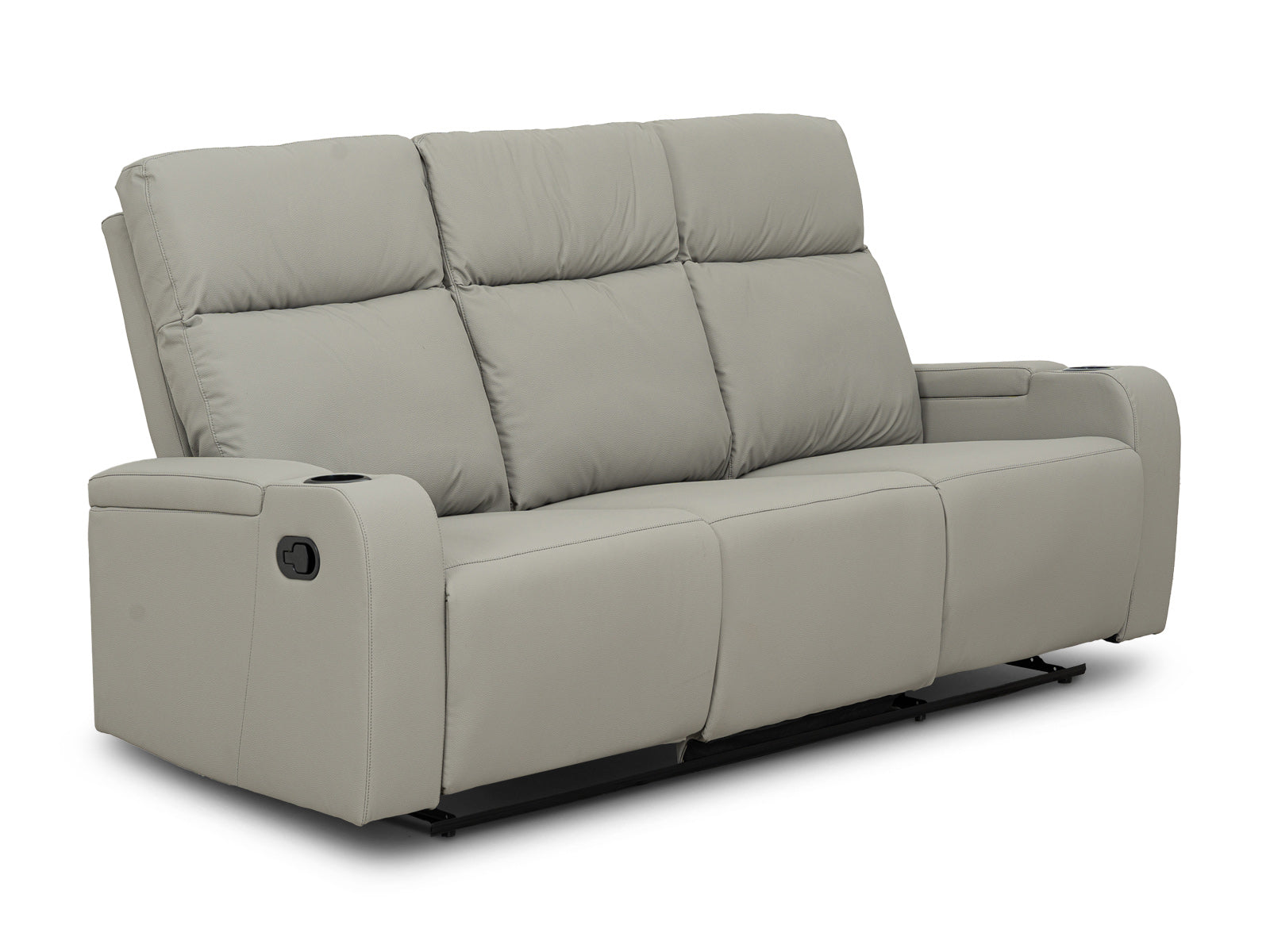Sofa Recliner Bradford Storage #Color_SilverPU"9004"