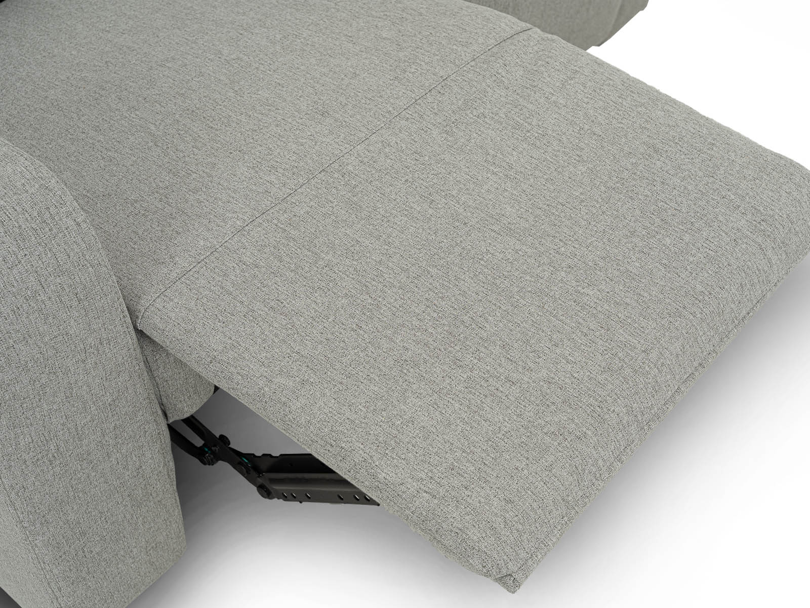 Loveseat Bradford Recliner Storage #Color_SilverTela"9011"