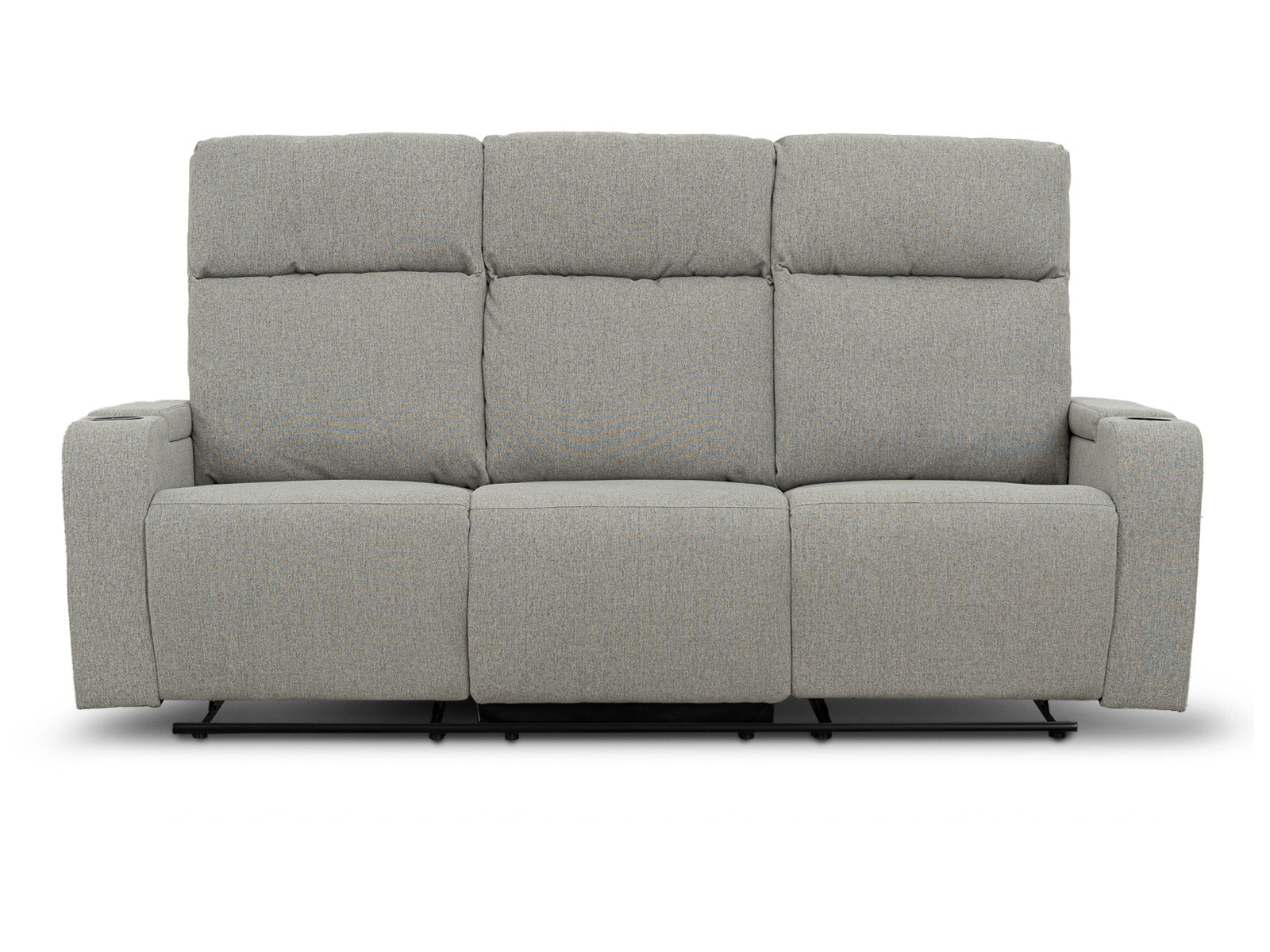 Sofa Recliner Bradford Storage #Color_SilverTela"9028"