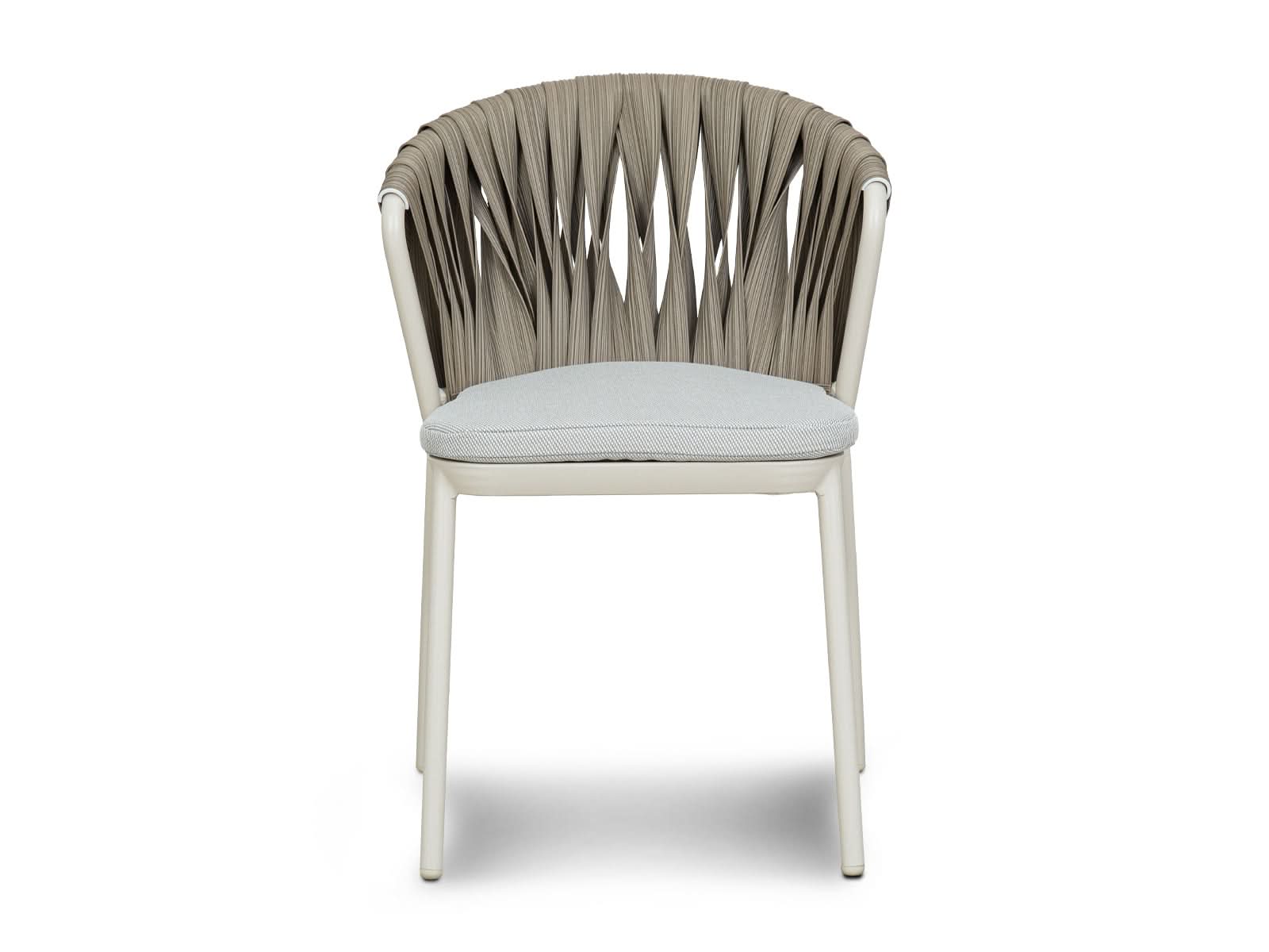 Mesa Comedor Bari Verona + 6 Sillas Ivory Outdoor