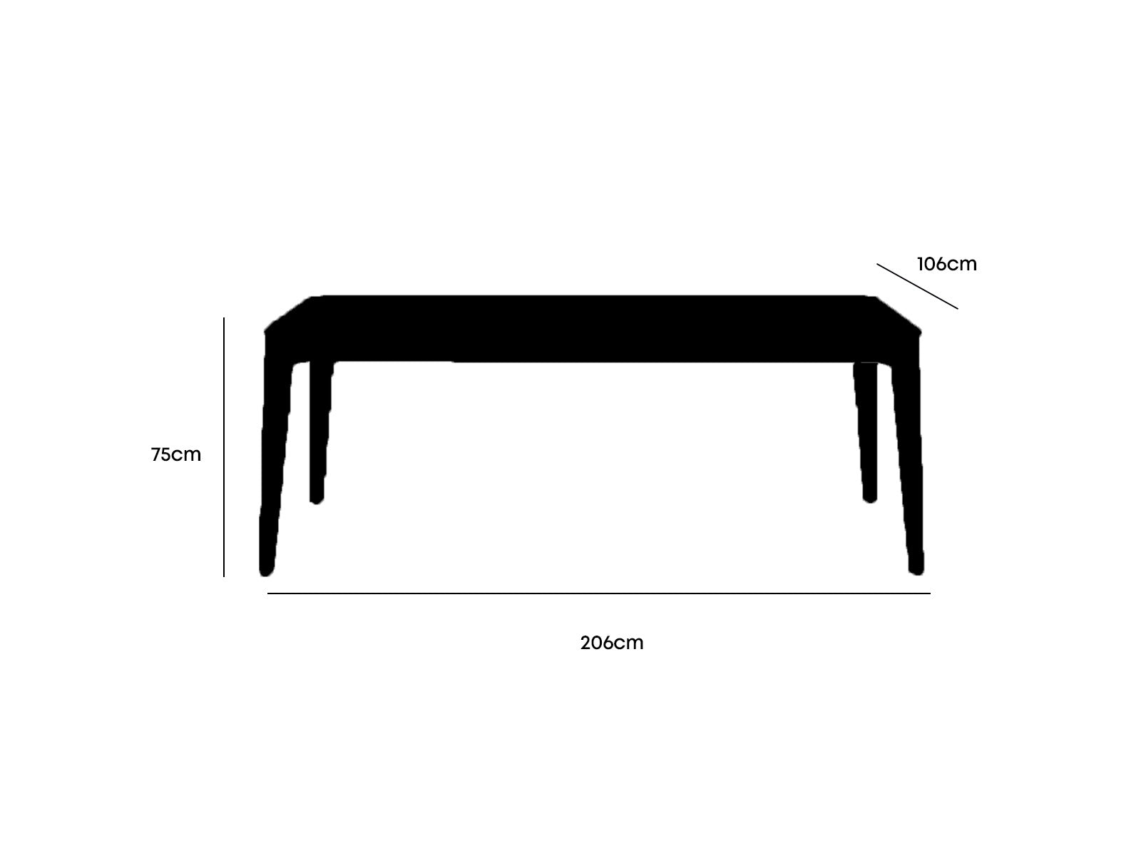 Mesa Comedor Milo Rectangular Honey Wash
