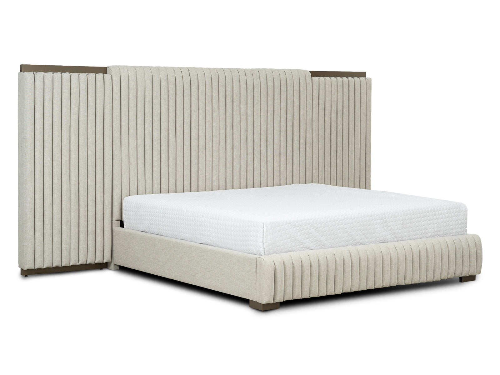 Cama Kioto Paneles Laterales #Color_Beige"T36110"