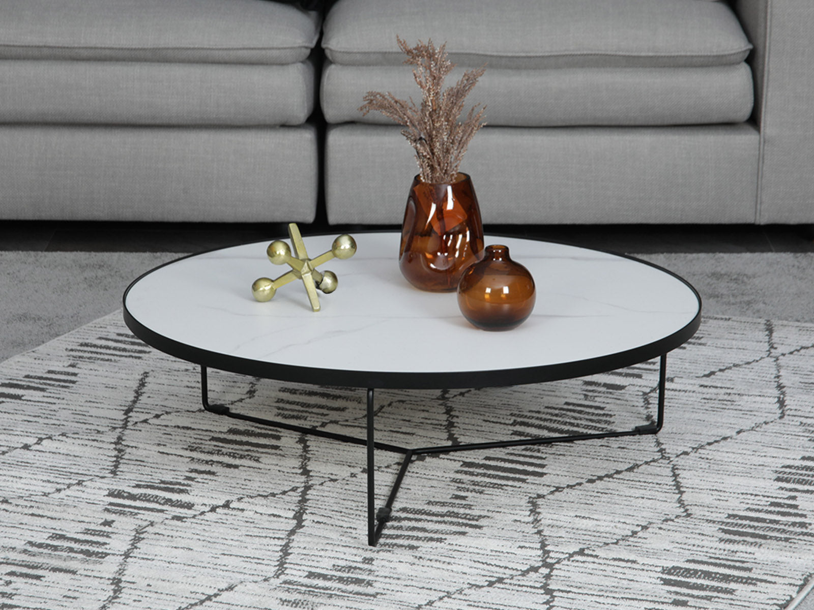 Mesa Centro August Piedra Blanca