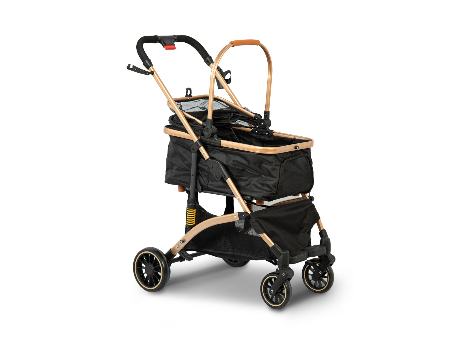 Coche Transportador de Mascota Collie Negro