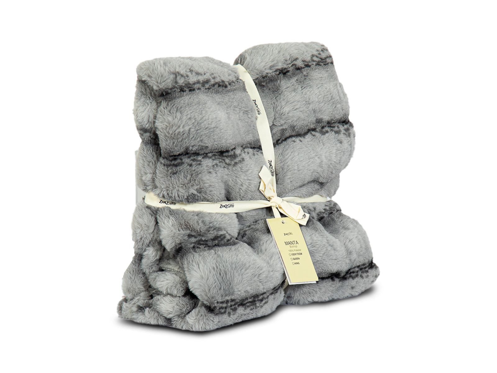 Manta Decorativa Bishop Gris