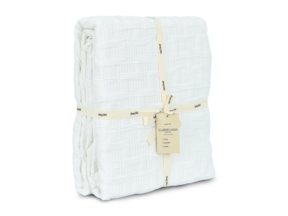 Cubrecama Splendor #Color_Blanco