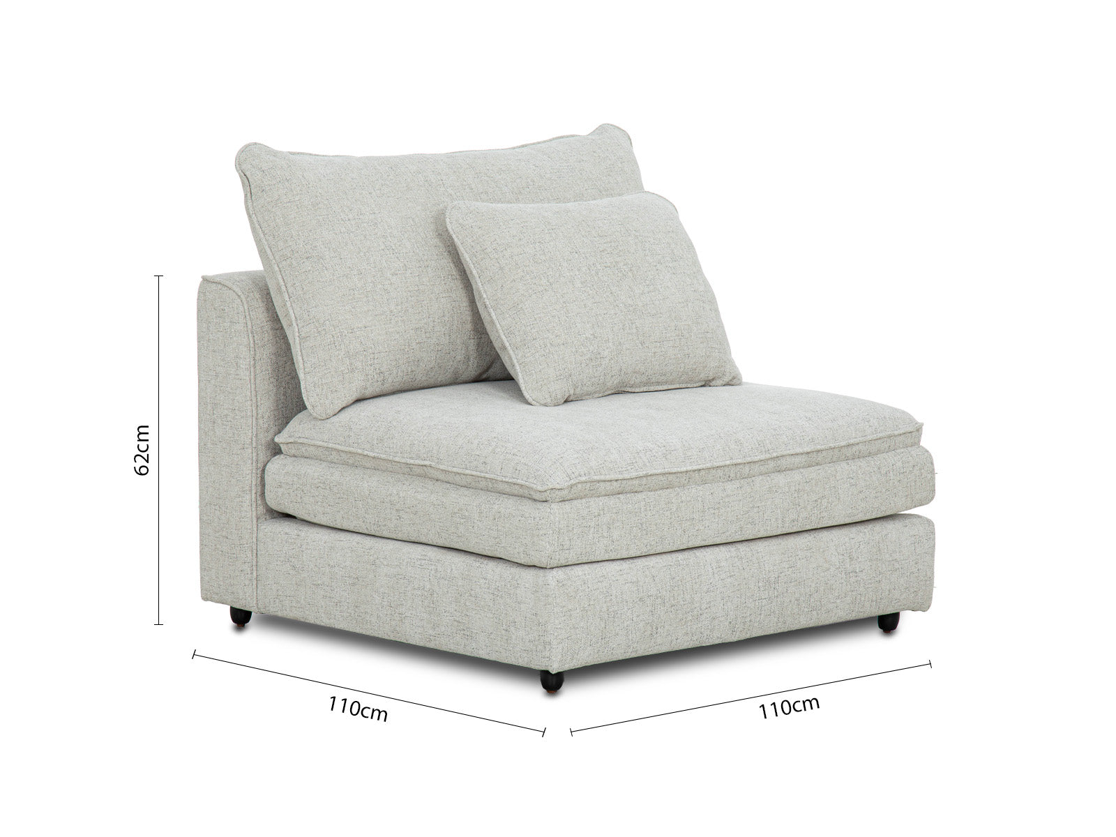 Sala Modular Bombay 7P #Color_WhiteSmoke"T32909"