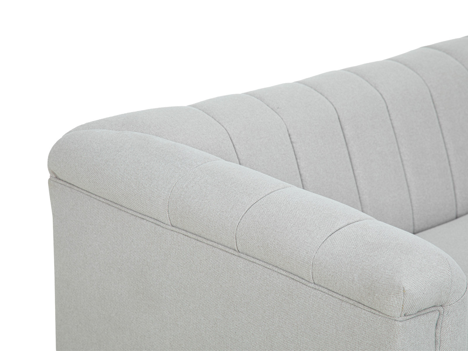 Sofa Triple Powell Met Black #Color_FloralWhite"T3213"