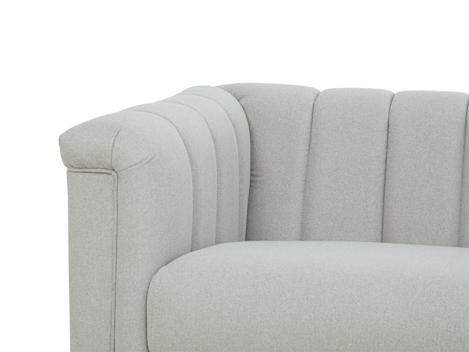 Sofa Triple Powell Met Black #Color_FloralWhite"T3213"