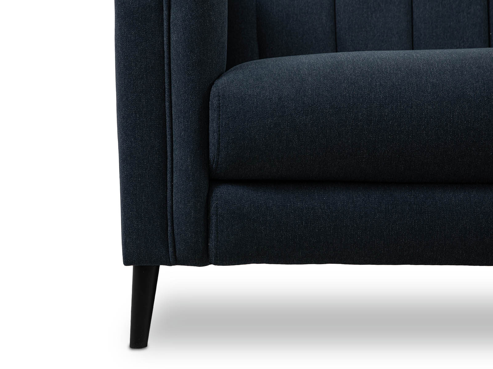 Sofa Triple Powell Met Black #Color_MidnightBlue"T36507"