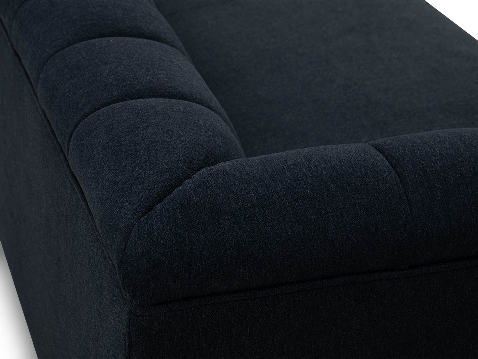 Sofa Triple Powell Met Black #Color_MidnightBlue"T36507"