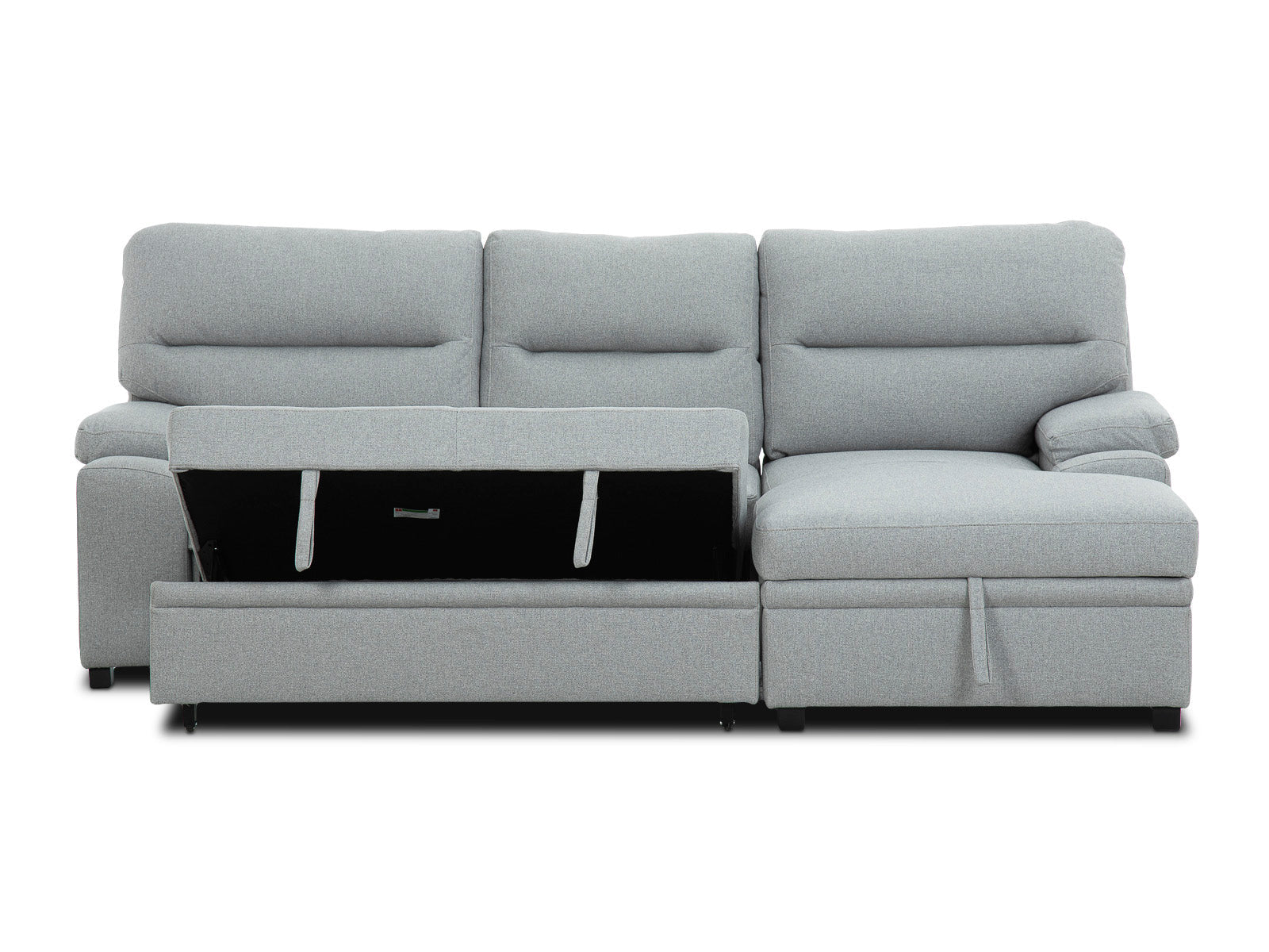 Sala Cyril Sofa Cama C/Negro #Color_Gray"T37931"
