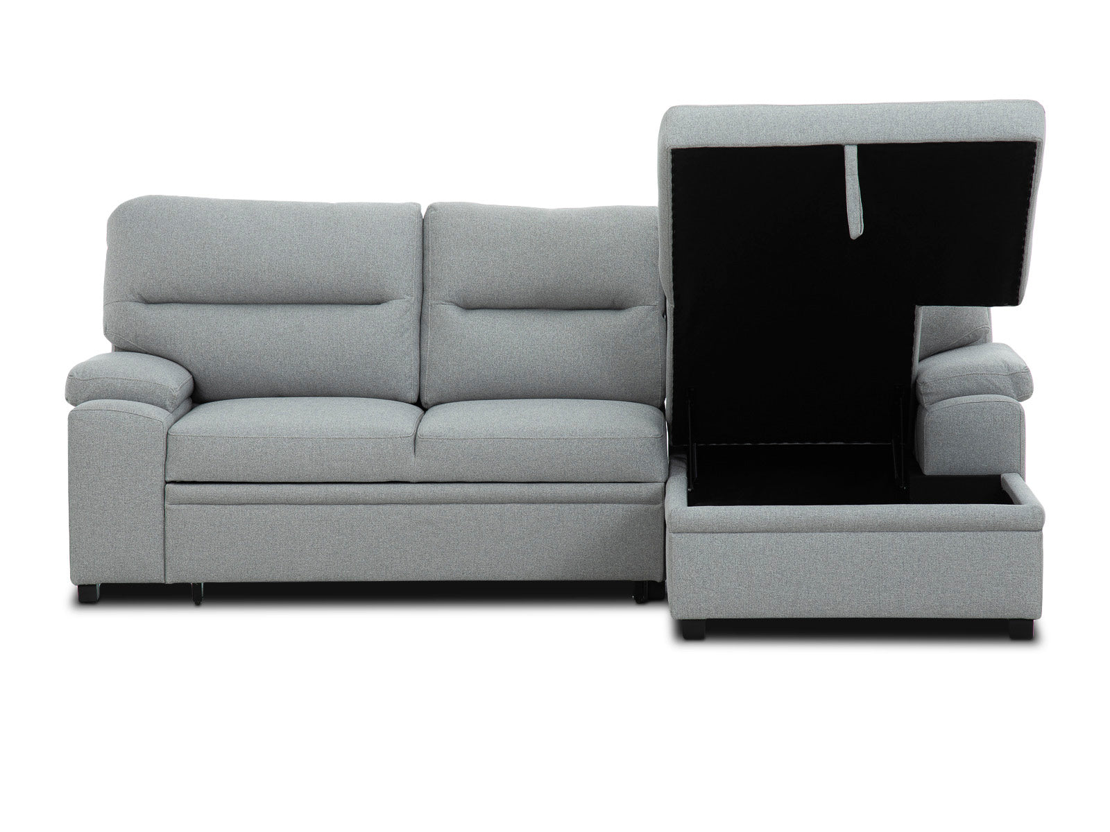 Sala Cyril Sofa Cama C/Negro #Color_Gray"T37931"