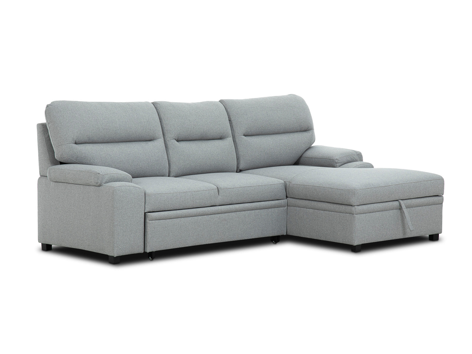 Sala Cyril Sofa Cama C/Negro #Color_Gray"T37931"