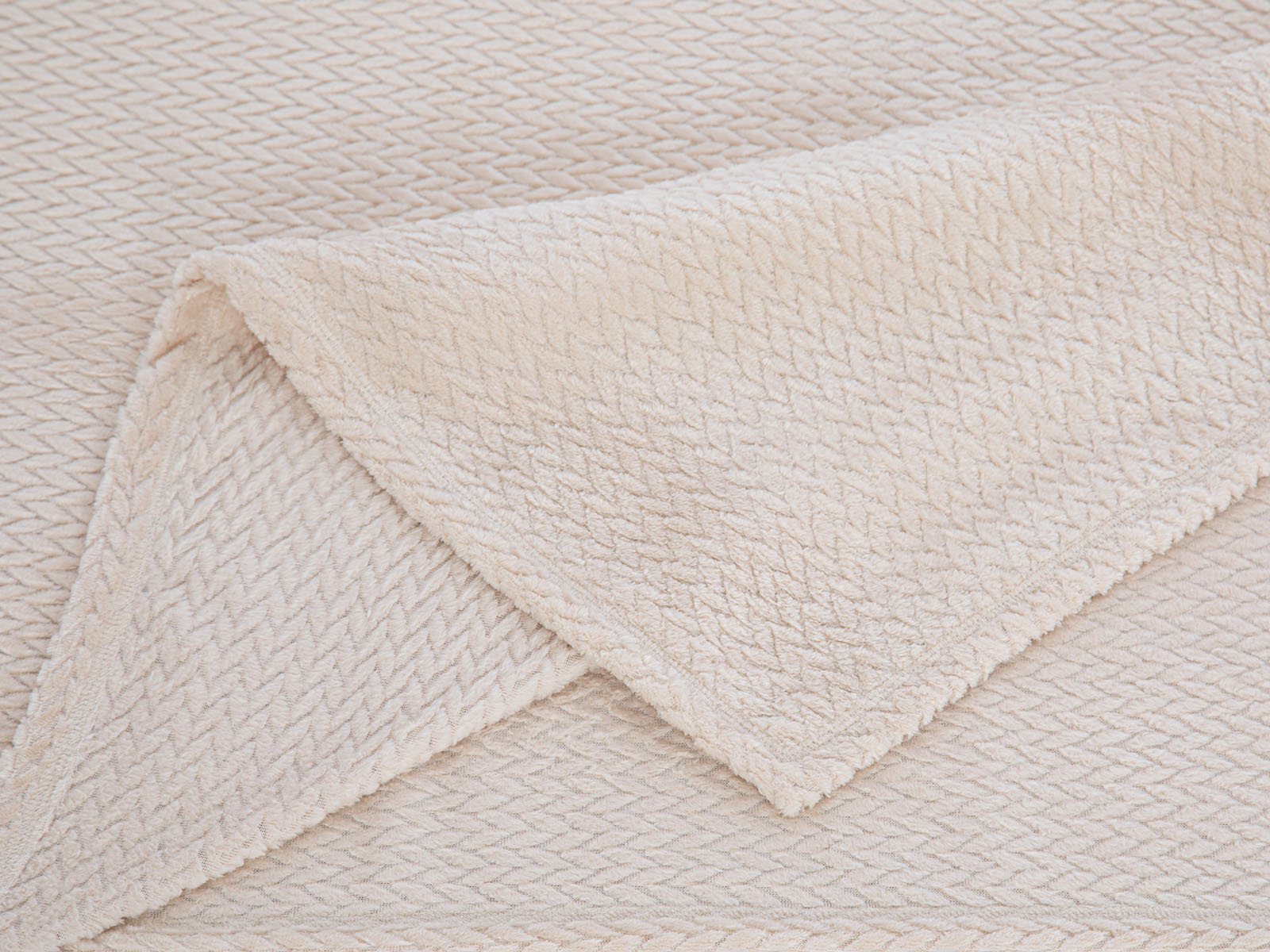 Cobija Microfleece Trenza