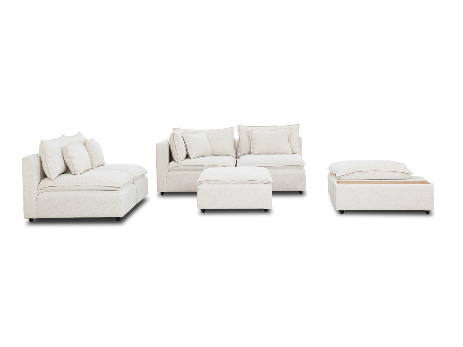 Sala Bella Mod 7P #Color_FloralWhite"T32102"