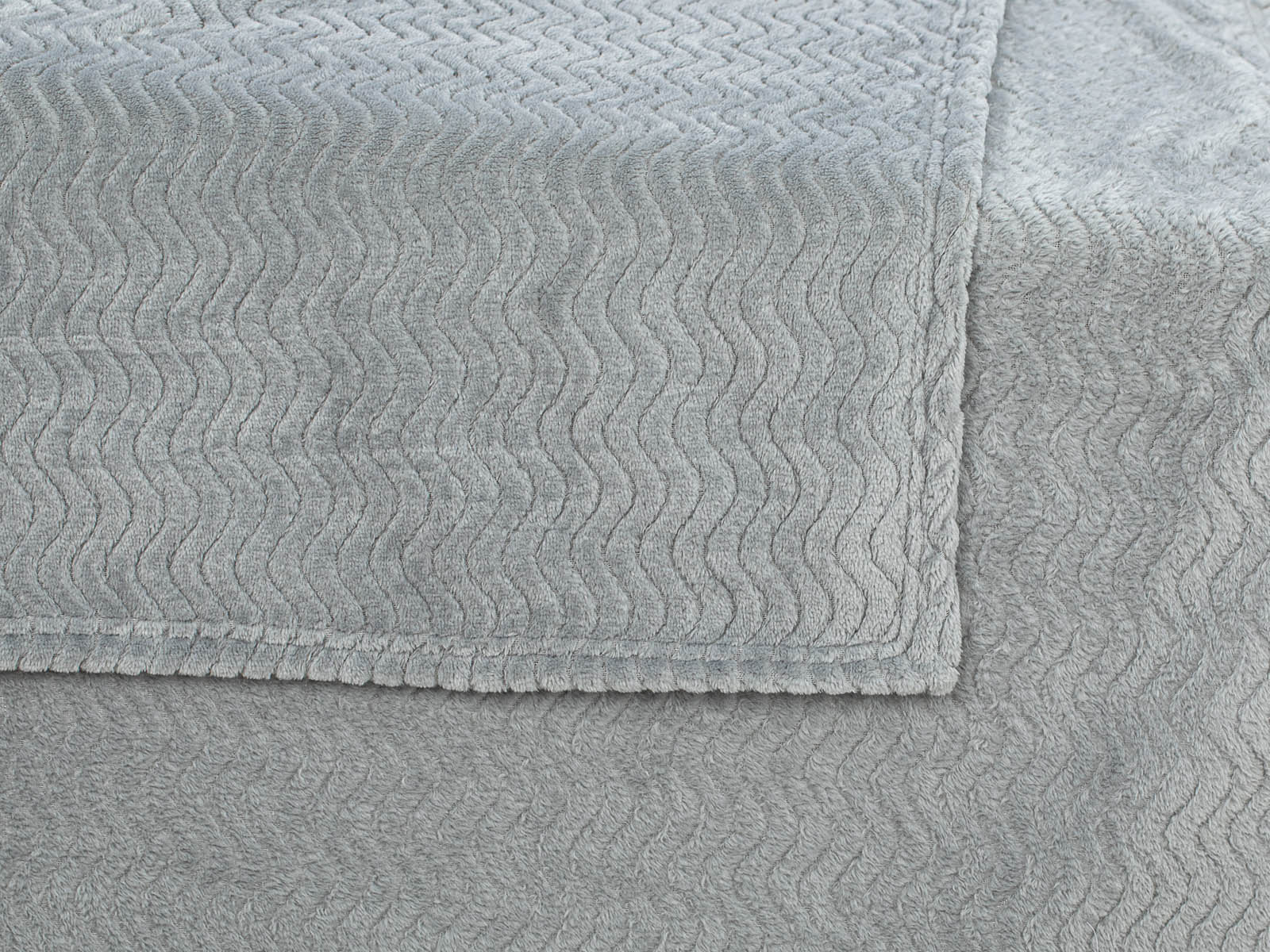 Cobija Microfleece Ondas #Color_Gris