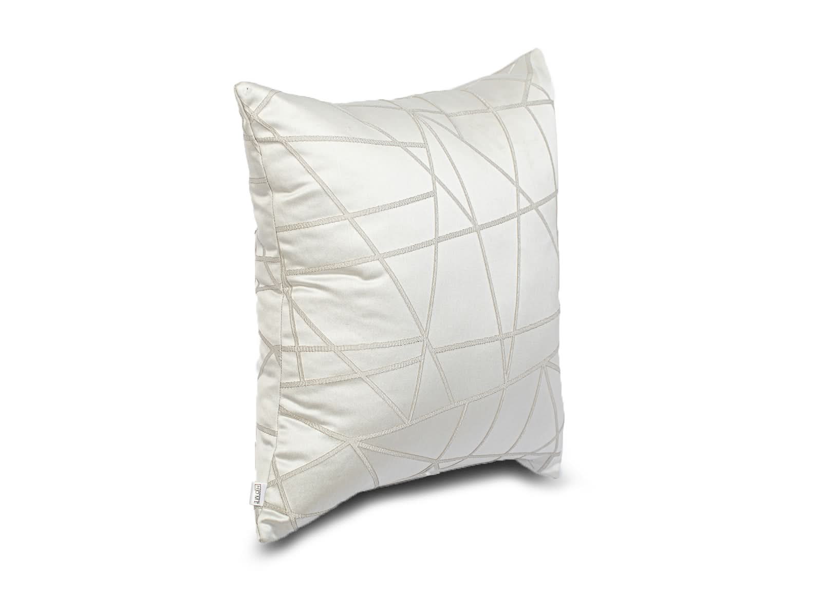 Cojin Poliester Plateado