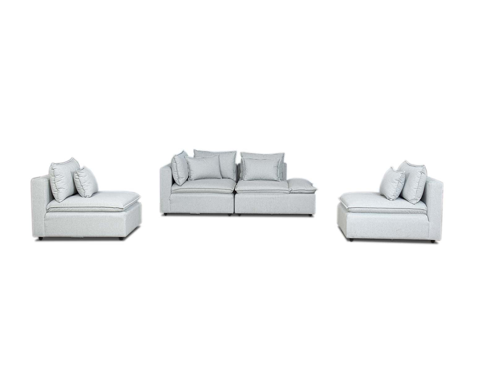 Sala Bella Modular 4P #Color_LightGrey"T36911"