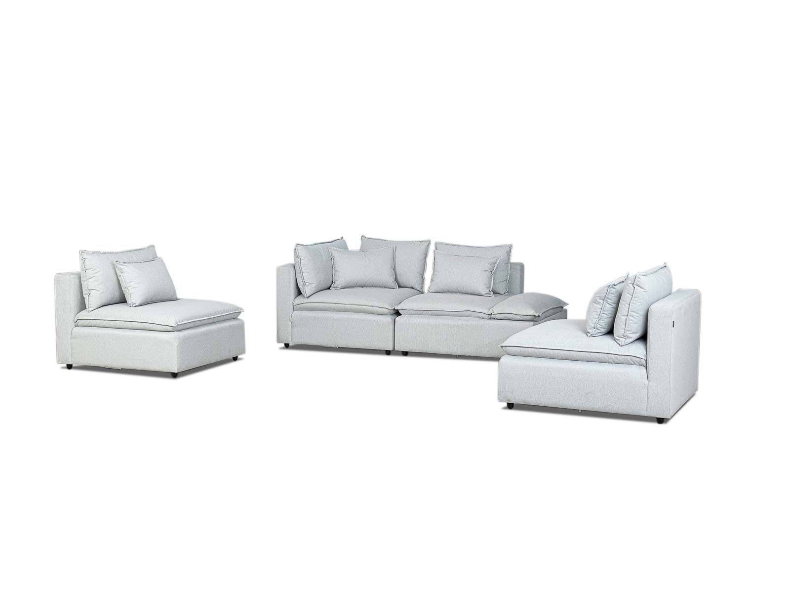 Sala Bella Modular 4P #Color_LightGrey"T36911"