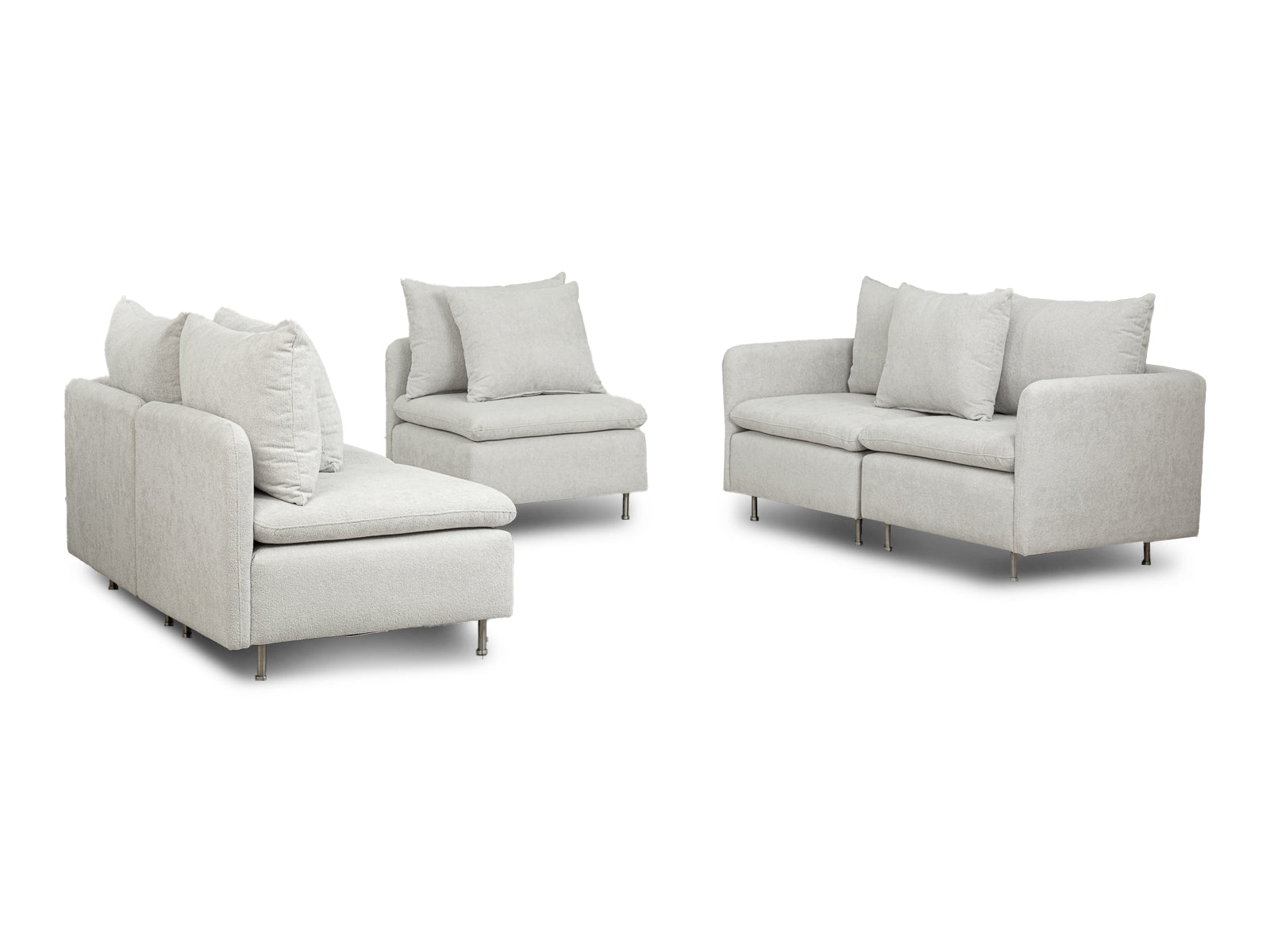 Sala Nilo Modular #Color_Gainsboro"T37932"