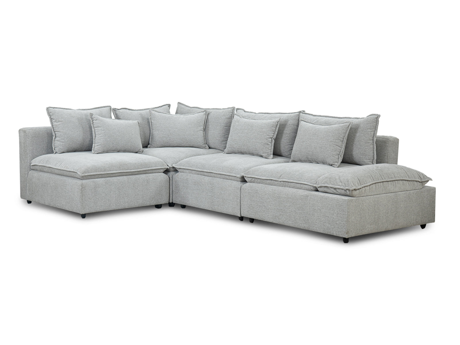 Sala Bella Modular 4P #Color_Silver"T36916"