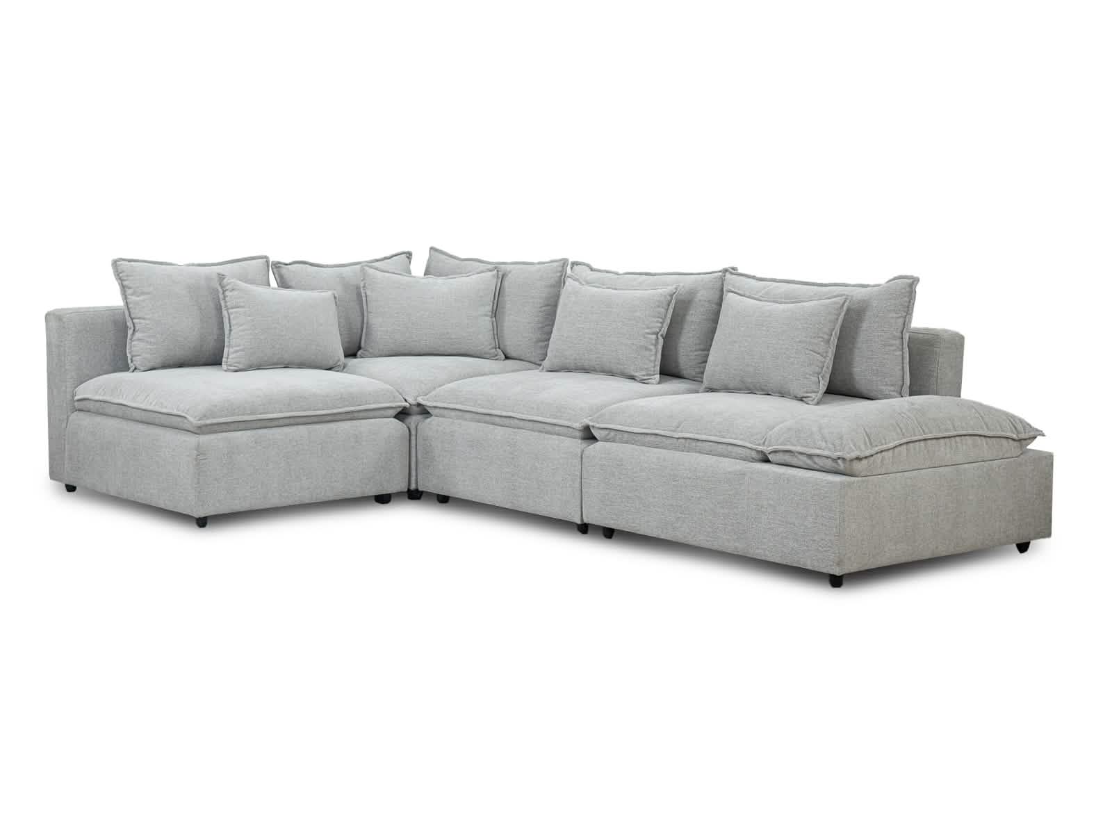 Sala Bella Modular 4P #Color_Silver"T36916"