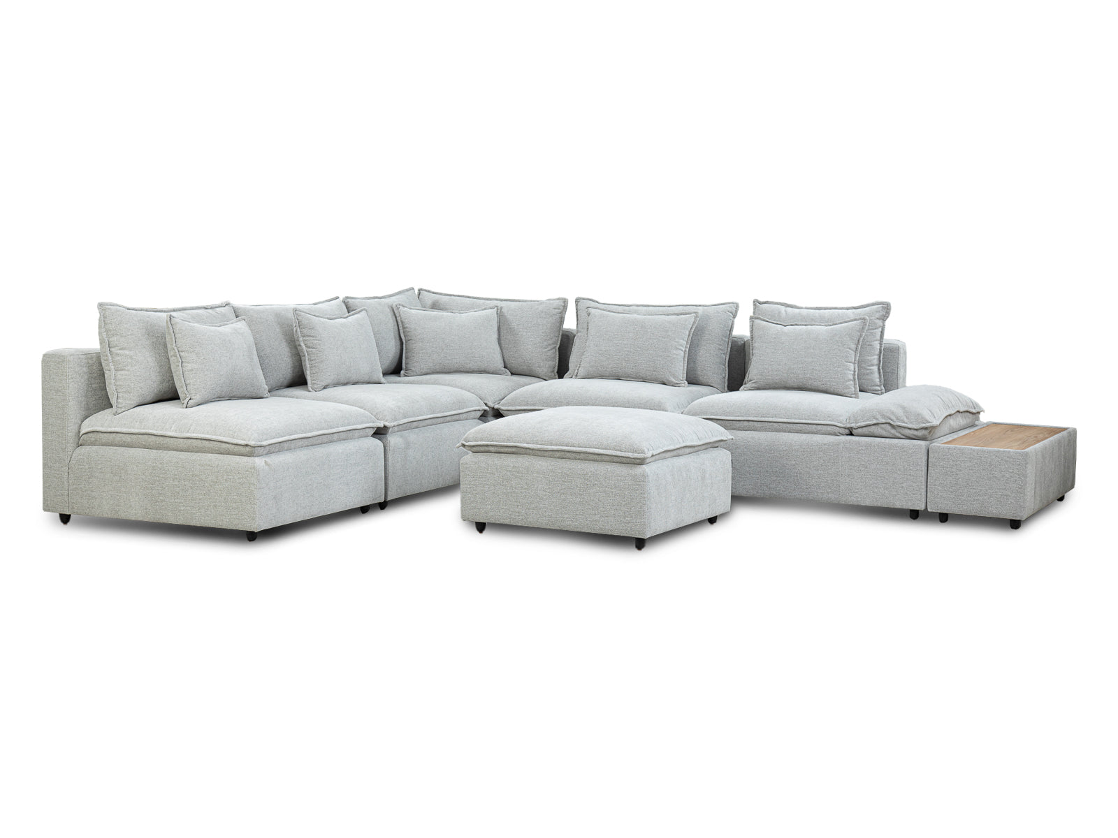 Sala Bella Modular 7P #Color_Silver"T36916"