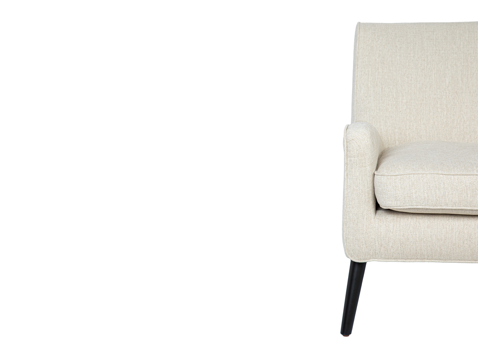 Sillon Aux Nook Ink C/Negro #Color_OldLace"T36113"