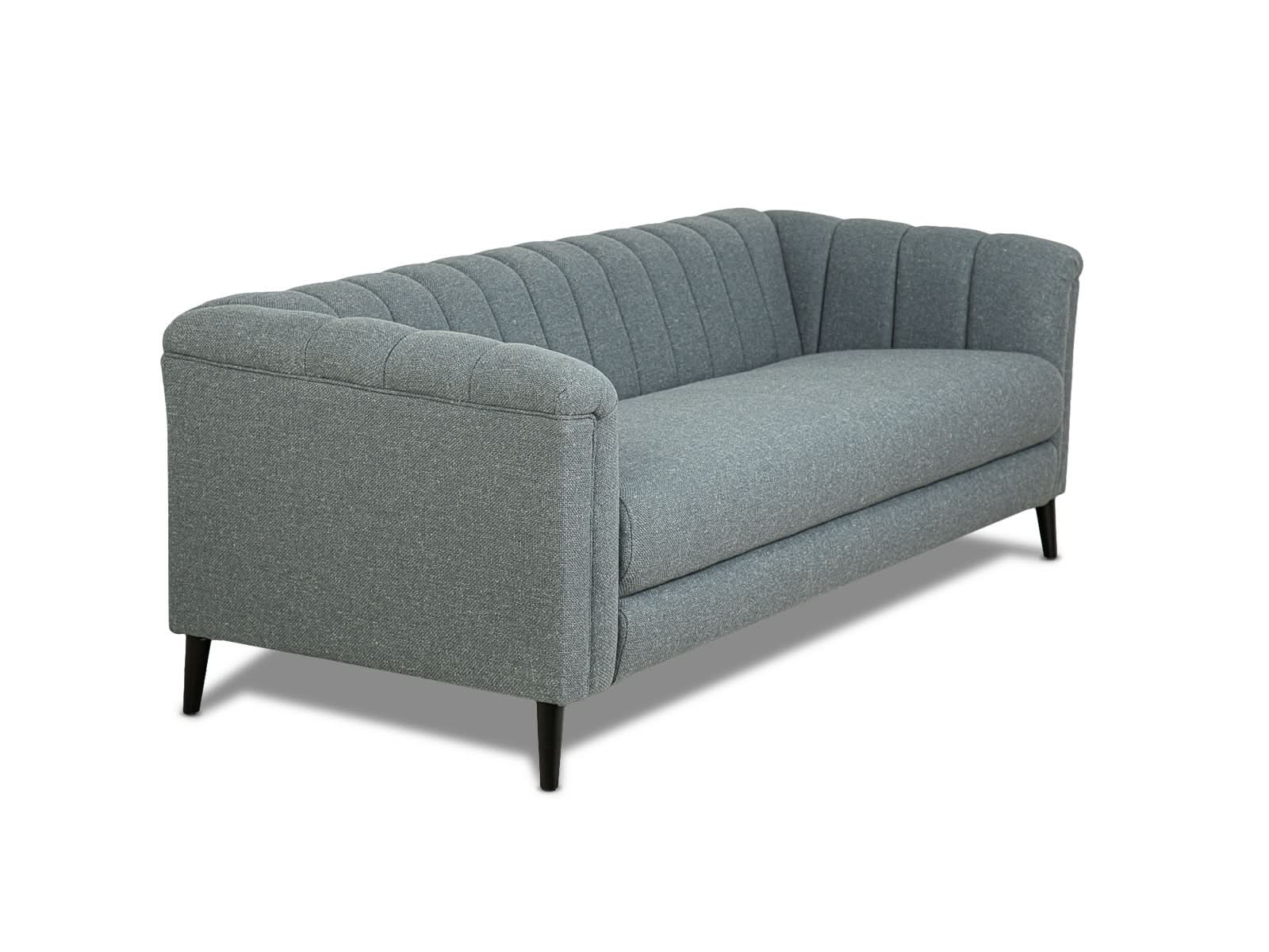 Sofa Triple Powell C/Met Black #Color_Denim"T36510"