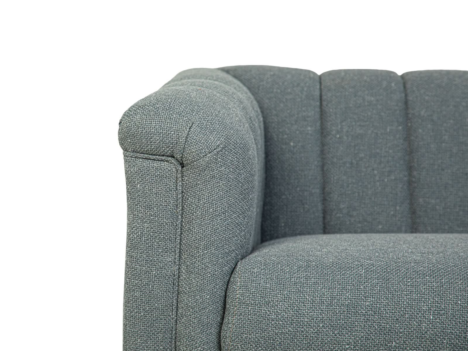 Sofa Triple Powell C/Met Black #Color_Denim"T36510"