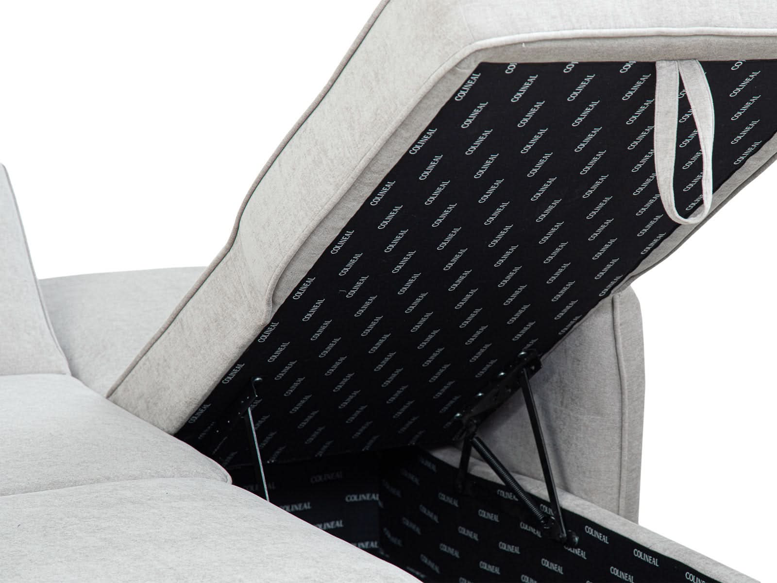 Sala Sofa Cama Charlie #Color_Silver"T48900"