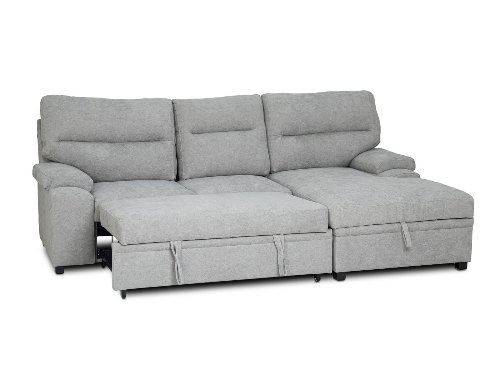 Sala Cyril Sofa Cama C/Negro #Color_Gray"T37931"
