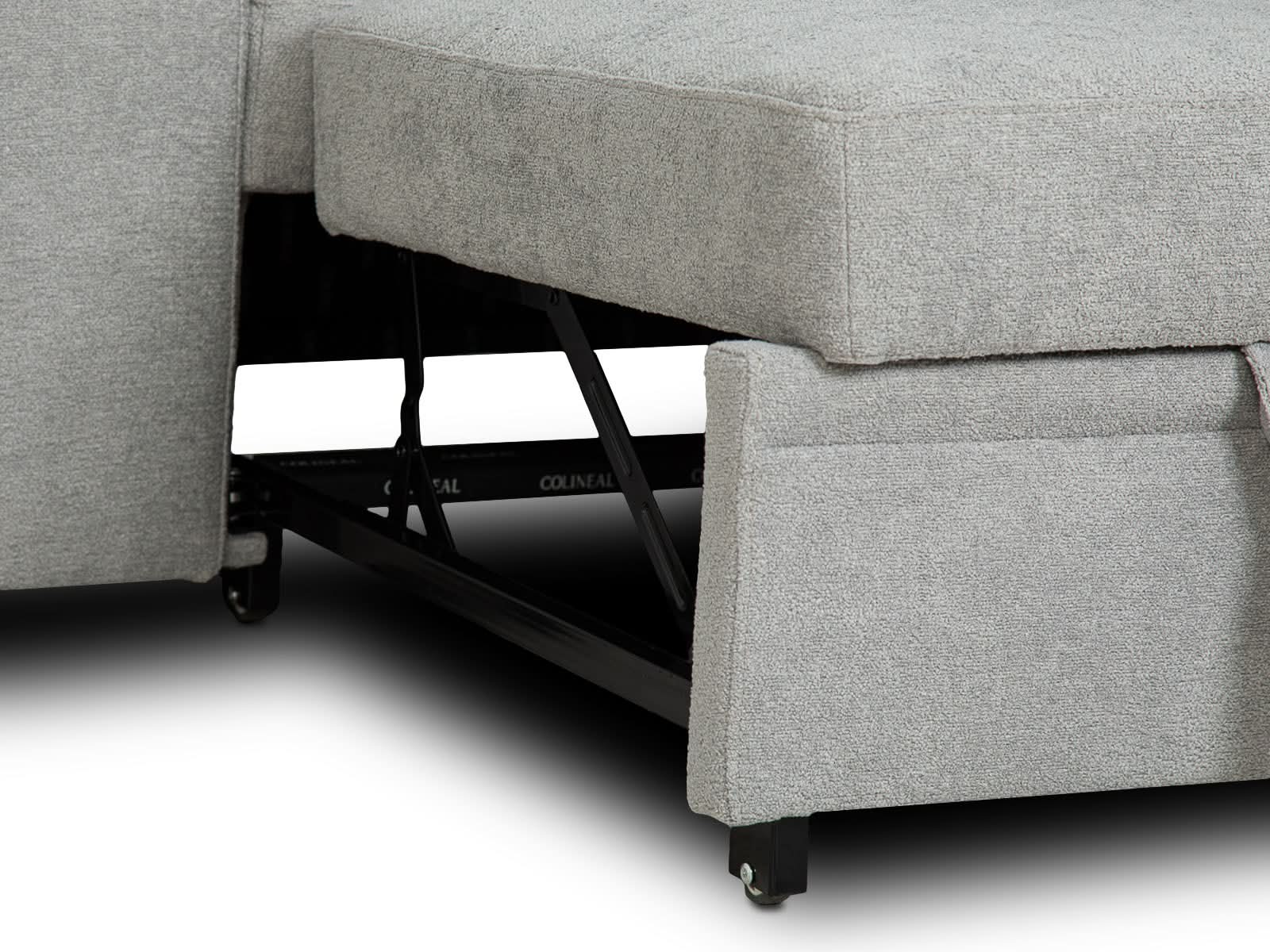 Sala Cyril Sofa Cama C/Negro #Color_Gray"T37931"
