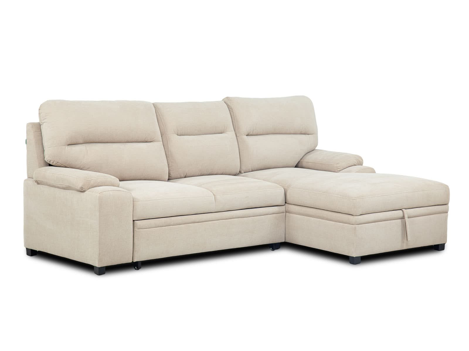Sala Cyril Sofa Cama C/Negro #Color_Tan"T48700"