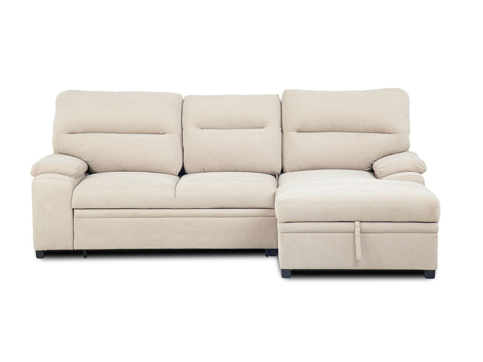 Sala Cyril Sofa Cama C/Negro #Color_Tan"T48700"