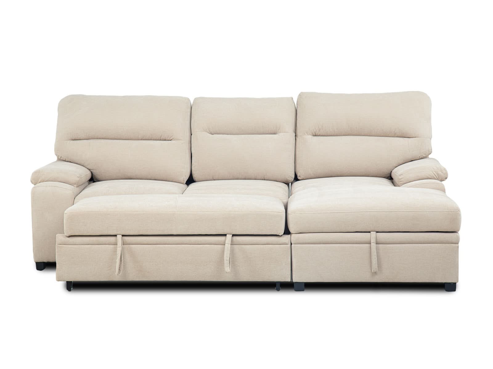Sala Cyril Sofa Cama C/Negro #Color_Tan"T48700"