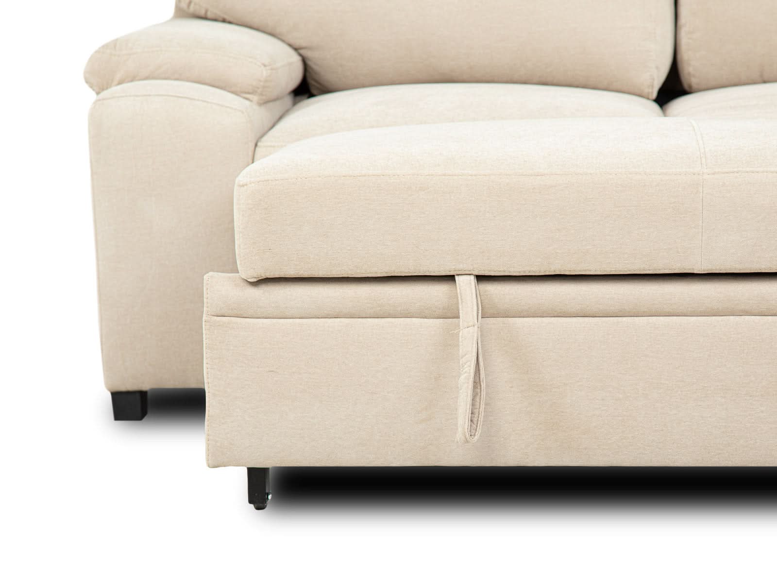 Sala Cyril Sofa Cama C/Negro #Color_Tan"T48700"