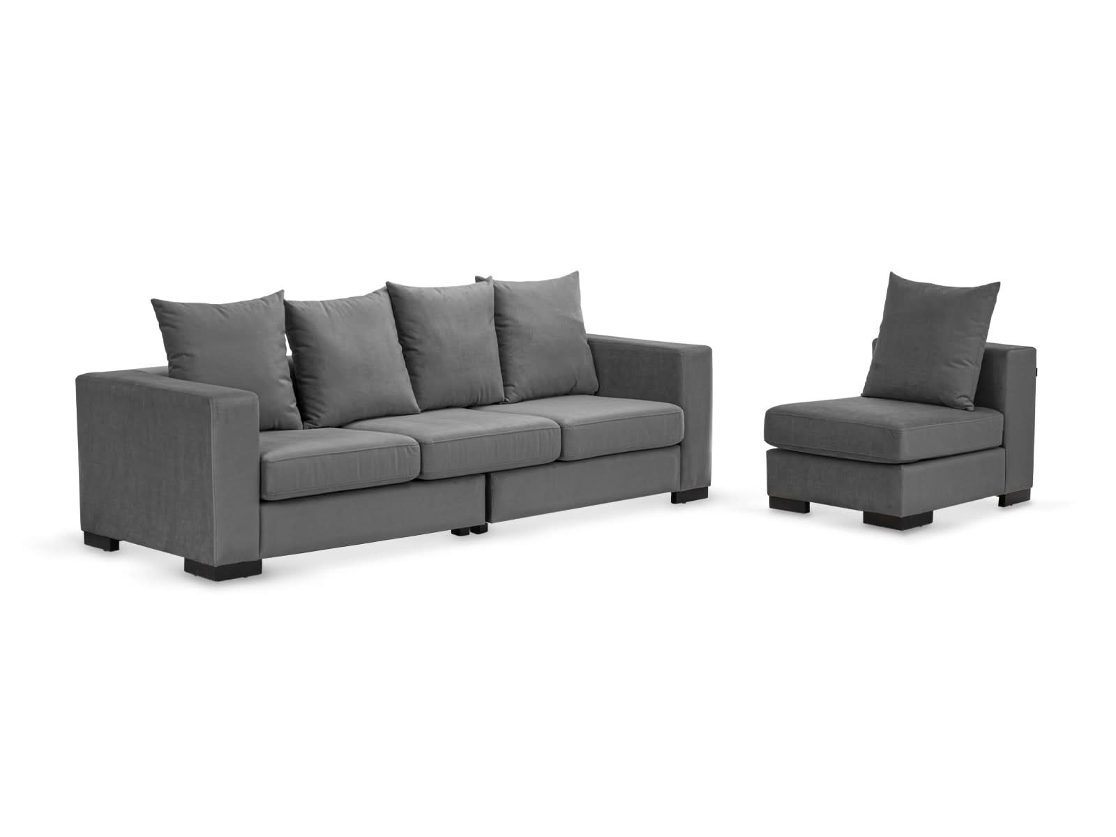 Sala Isabella 2P #Color_Gray"T32901"