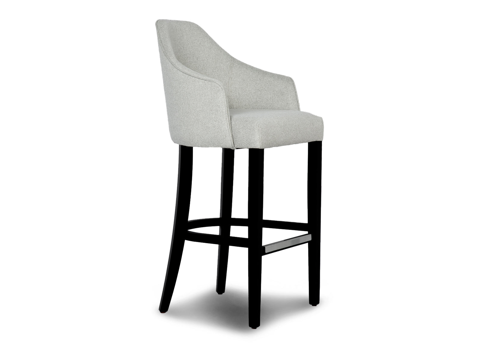 Taburete Bar Sonata Negro #Color_Silver"T3293"