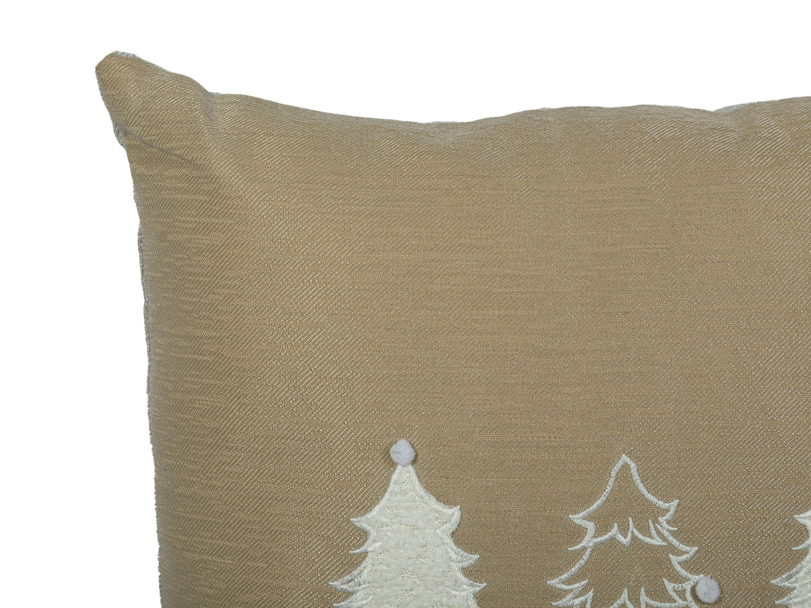 Cojin Beige Arboles Navidad