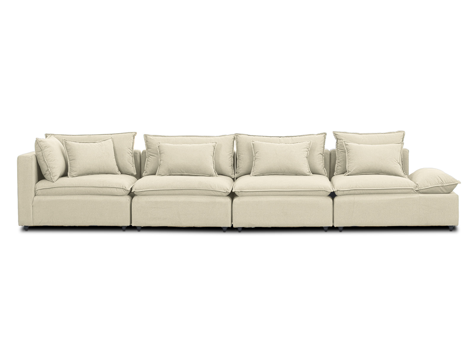 Sala Bella Modular 4P #Color_Gainsboro"T37110"