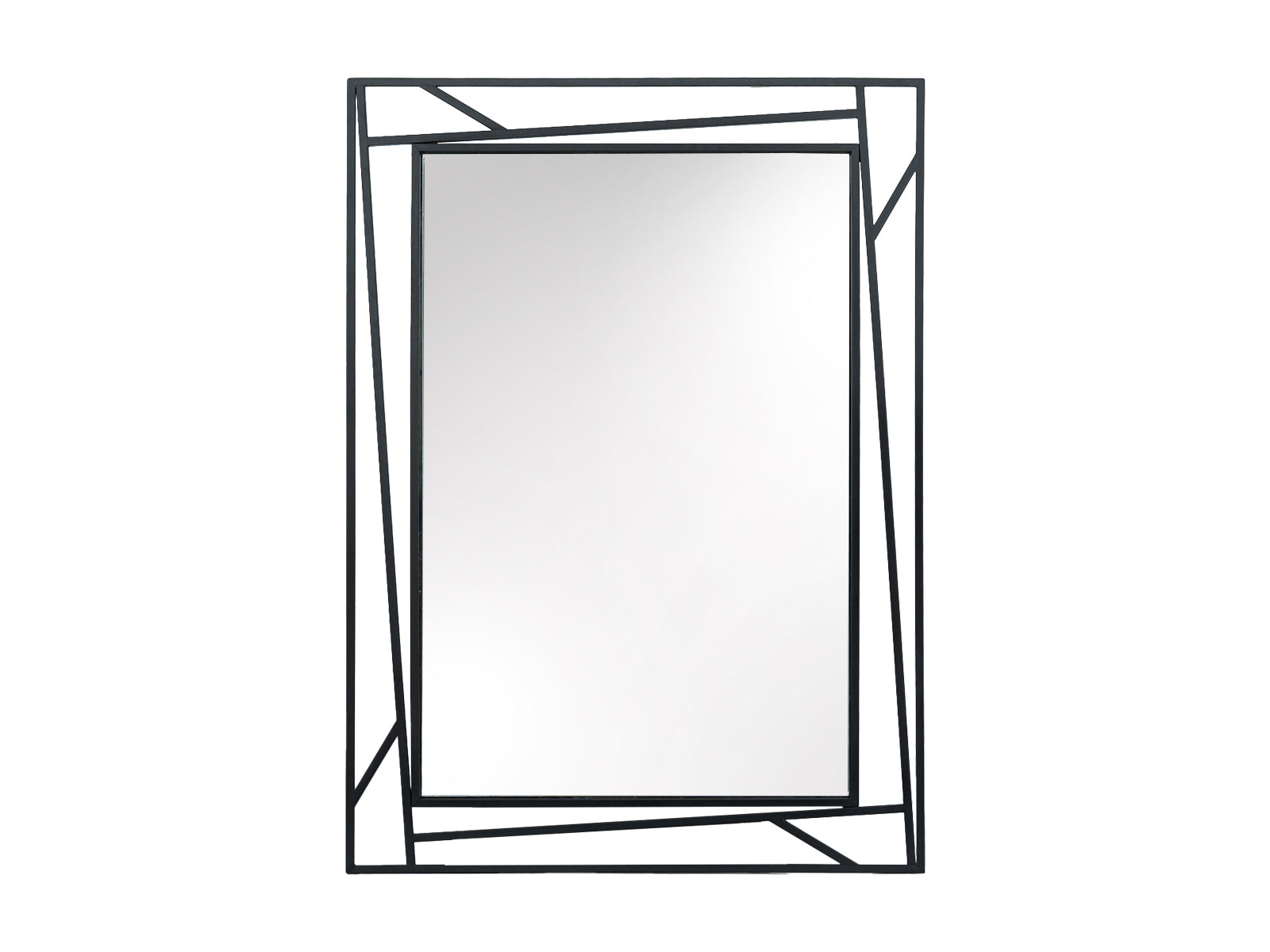 Espejo Elodie Rectangular Negro