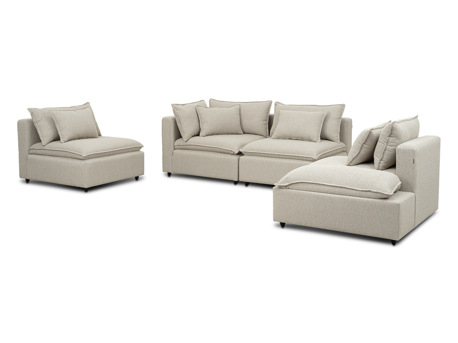 Sala Bella Modular 4P #Color_Latte"T48701"