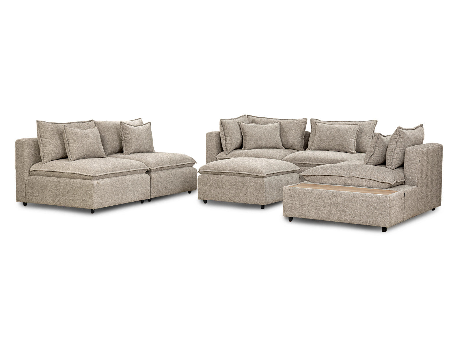 Sala Bella Modular 4P #Color_Latte"T48701"