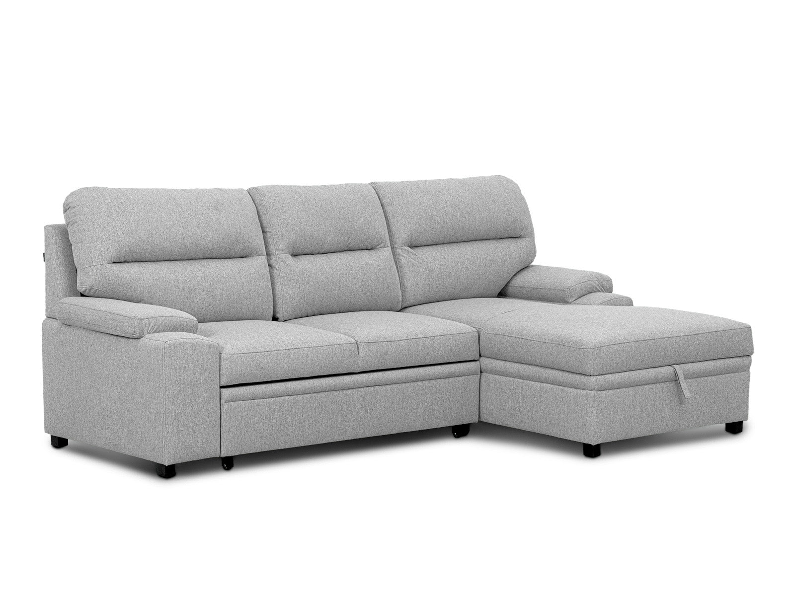 Sala Cyril Sofa Cama Negro #Color_LightSlateGrey"T36920"