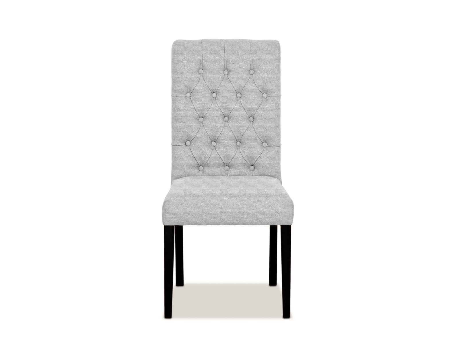 Silla Martini Capitoneada Negro #Color_Silver"T36916"