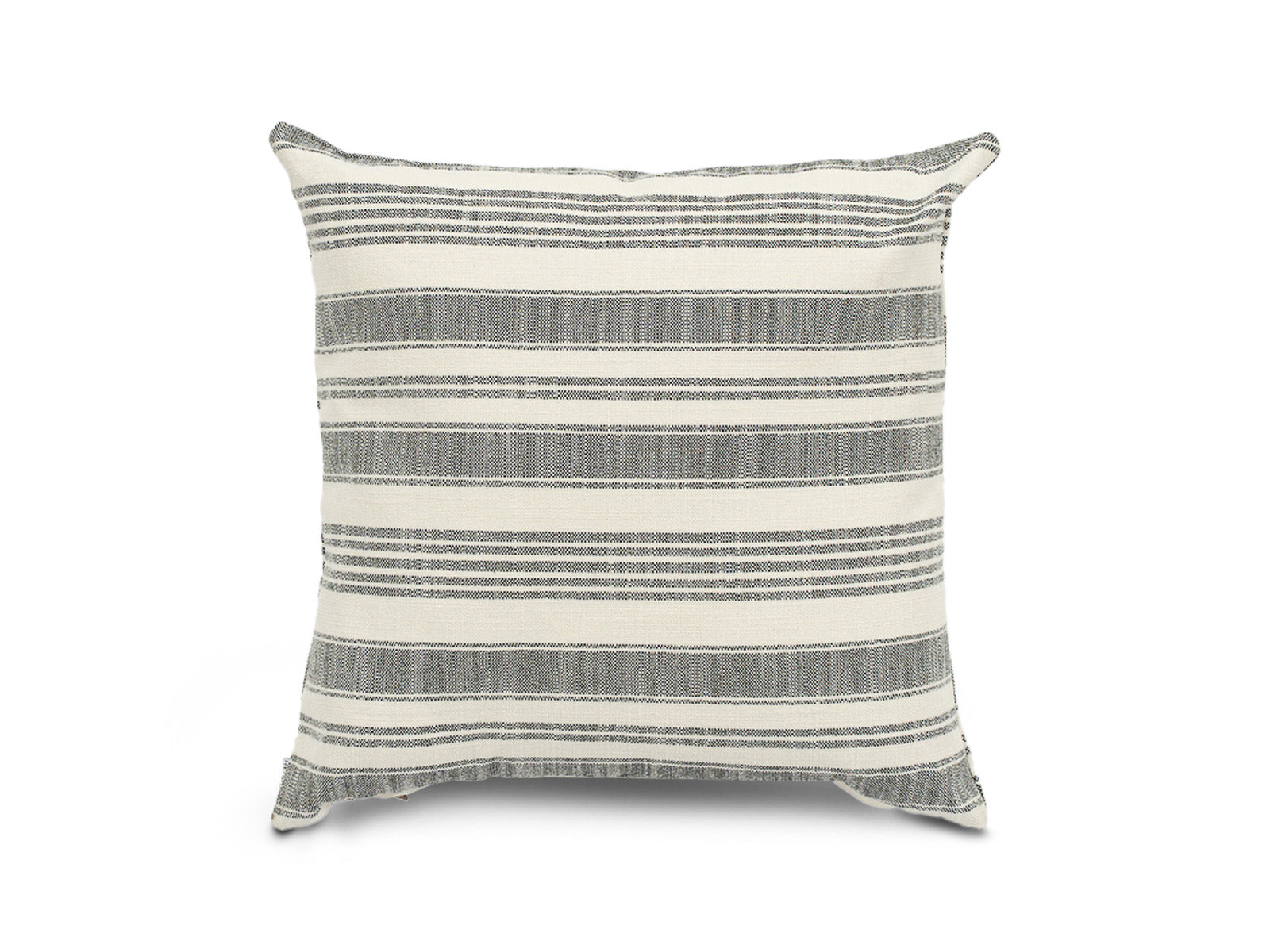 Cojin Poliester Glam Beige Rayas Gris Medium