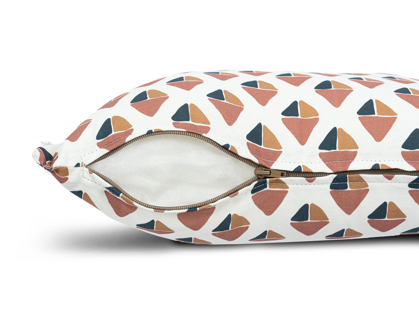 Cojin Poliester Aura Blanco Rosado Lumbar